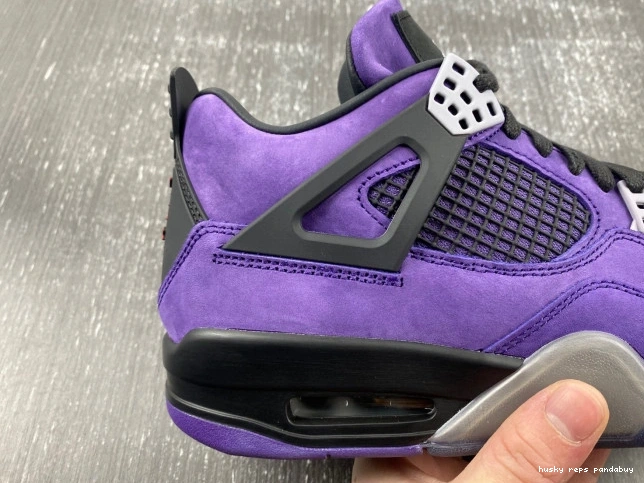 Rep Husky Purple x 4 Scott Suede Jordan Air Travis 0806